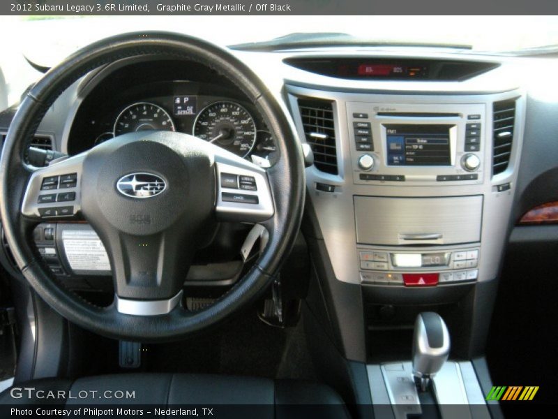 Graphite Gray Metallic / Off Black 2012 Subaru Legacy 3.6R Limited