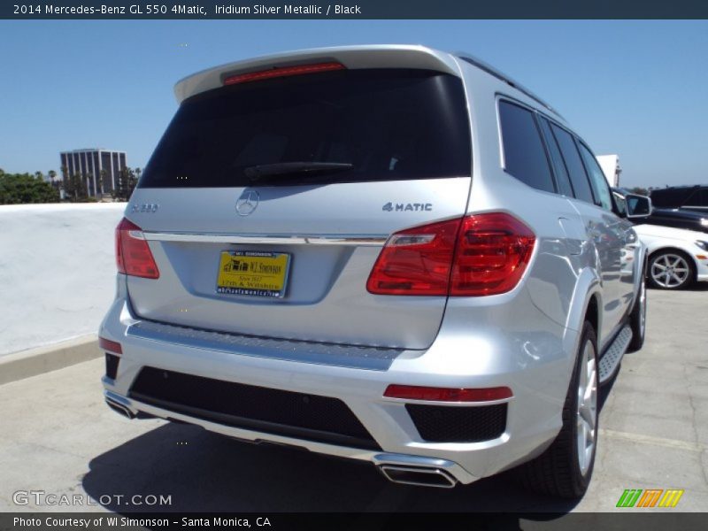 Iridium Silver Metallic / Black 2014 Mercedes-Benz GL 550 4Matic