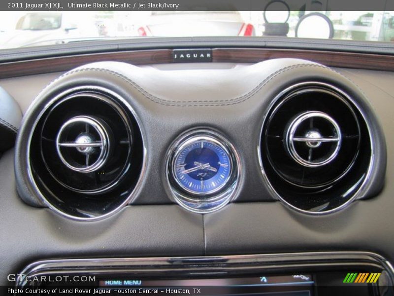 Ultimate Black Metallic / Jet Black/Ivory 2011 Jaguar XJ XJL
