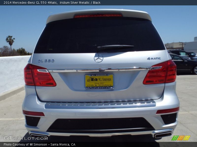 Iridium Silver Metallic / Black 2014 Mercedes-Benz GL 550 4Matic
