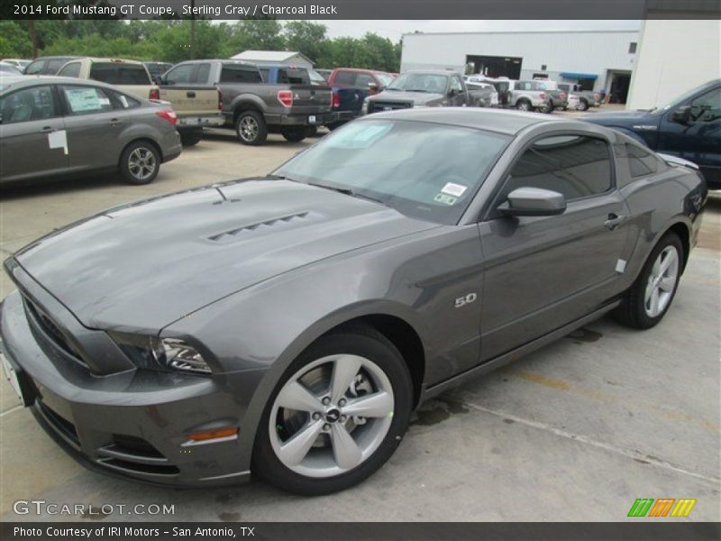 Sterling Gray / Charcoal Black 2014 Ford Mustang GT Coupe