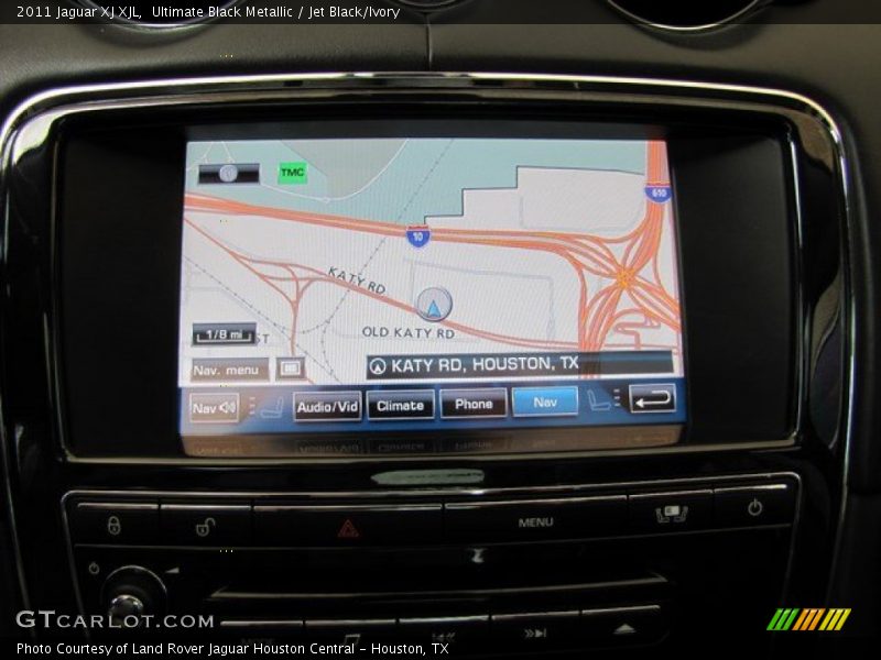 Ultimate Black Metallic / Jet Black/Ivory 2011 Jaguar XJ XJL