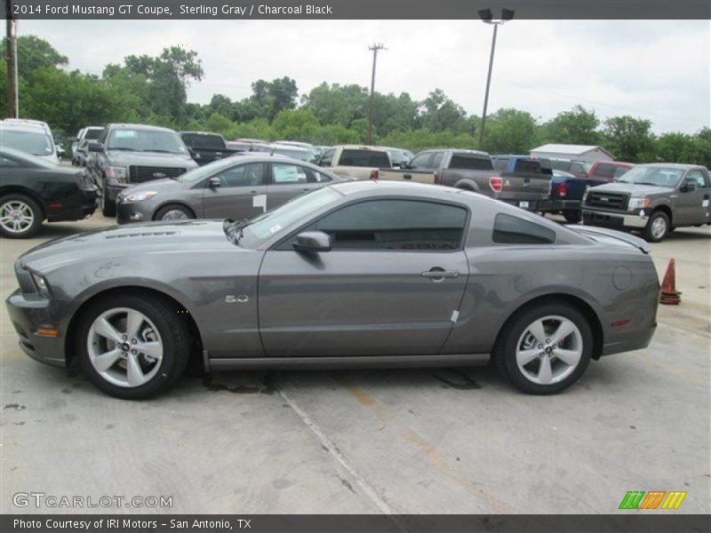 Sterling Gray / Charcoal Black 2014 Ford Mustang GT Coupe