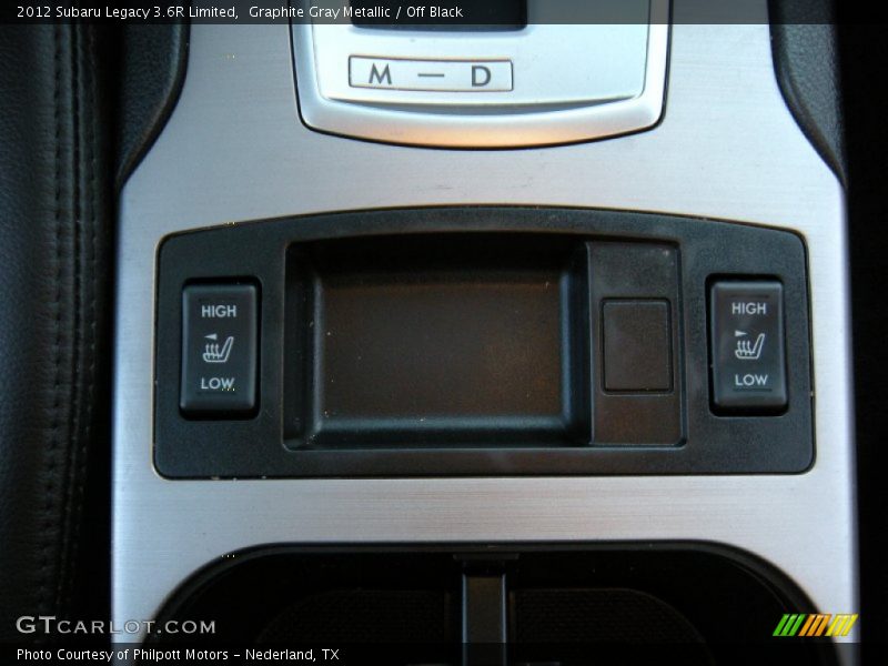 Graphite Gray Metallic / Off Black 2012 Subaru Legacy 3.6R Limited