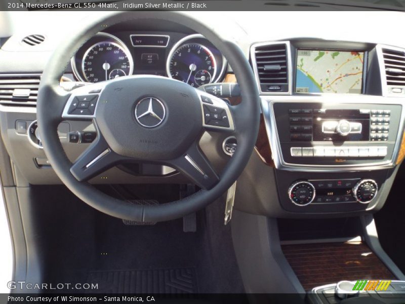 Iridium Silver Metallic / Black 2014 Mercedes-Benz GL 550 4Matic