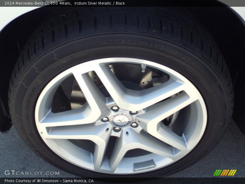 Iridium Silver Metallic / Black 2014 Mercedes-Benz GL 550 4Matic