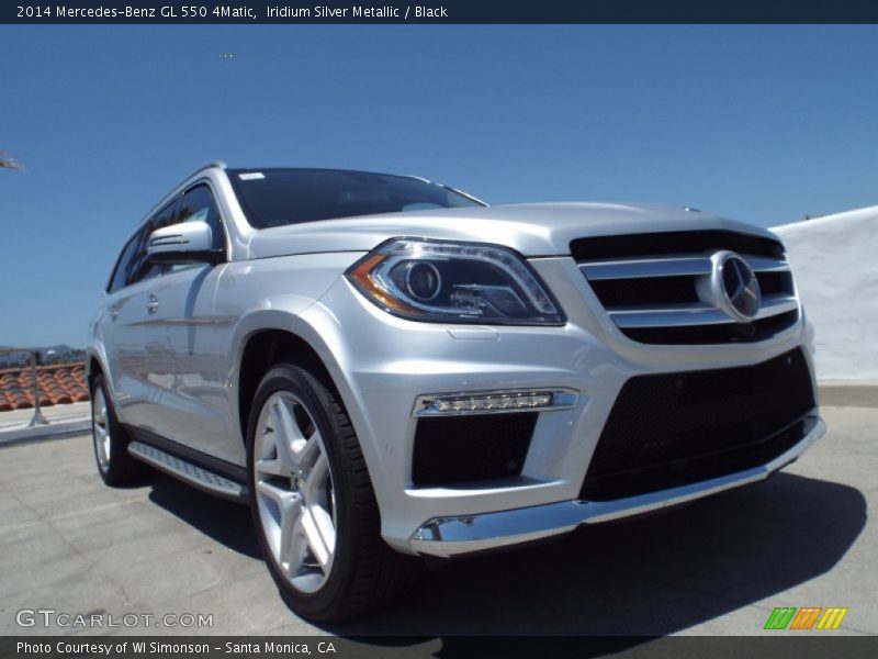 Iridium Silver Metallic / Black 2014 Mercedes-Benz GL 550 4Matic