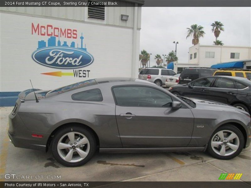 Sterling Gray / Charcoal Black 2014 Ford Mustang GT Coupe