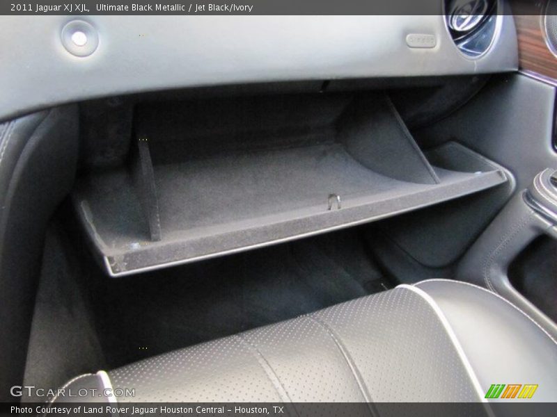 Ultimate Black Metallic / Jet Black/Ivory 2011 Jaguar XJ XJL