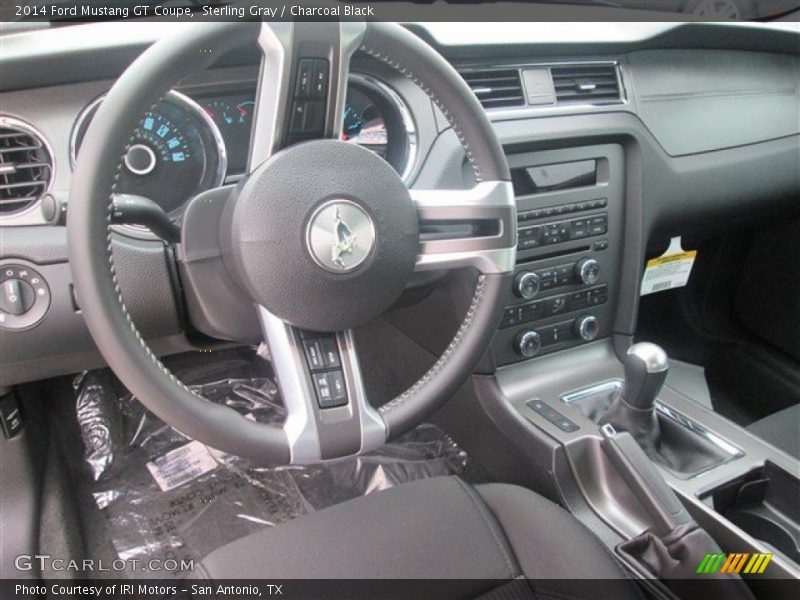 Sterling Gray / Charcoal Black 2014 Ford Mustang GT Coupe