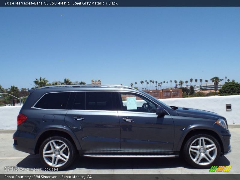 Steel Grey Metallic / Black 2014 Mercedes-Benz GL 550 4Matic