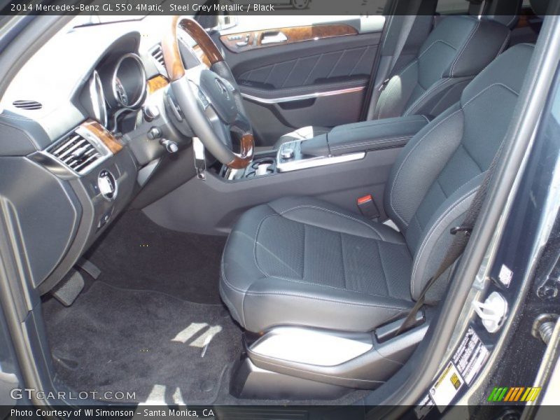 Steel Grey Metallic / Black 2014 Mercedes-Benz GL 550 4Matic