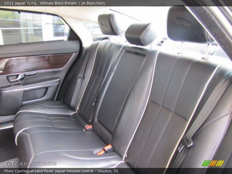 Ultimate Black Metallic / Jet Black/Ivory 2011 Jaguar XJ XJL