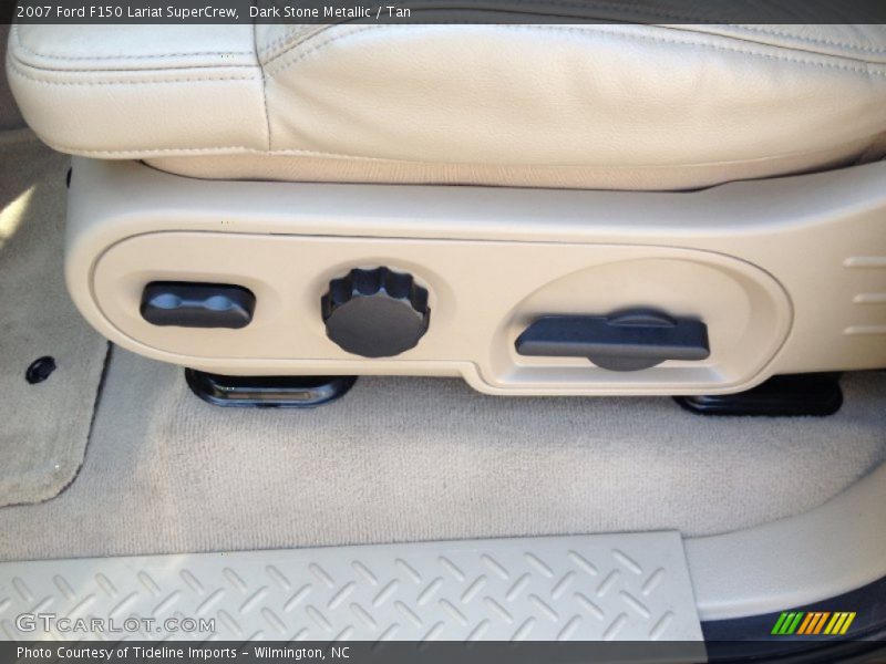 Dark Stone Metallic / Tan 2007 Ford F150 Lariat SuperCrew
