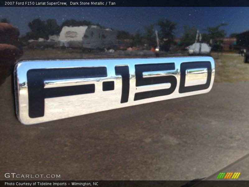 Dark Stone Metallic / Tan 2007 Ford F150 Lariat SuperCrew