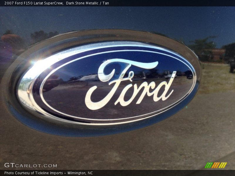 Dark Stone Metallic / Tan 2007 Ford F150 Lariat SuperCrew