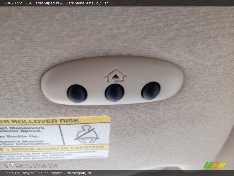 Dark Stone Metallic / Tan 2007 Ford F150 Lariat SuperCrew
