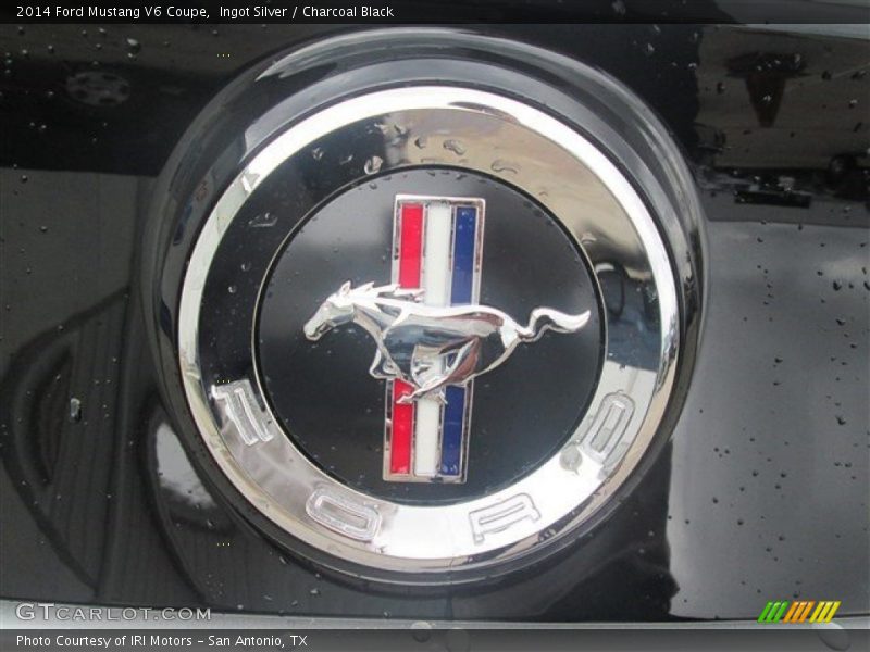 Ingot Silver / Charcoal Black 2014 Ford Mustang V6 Coupe
