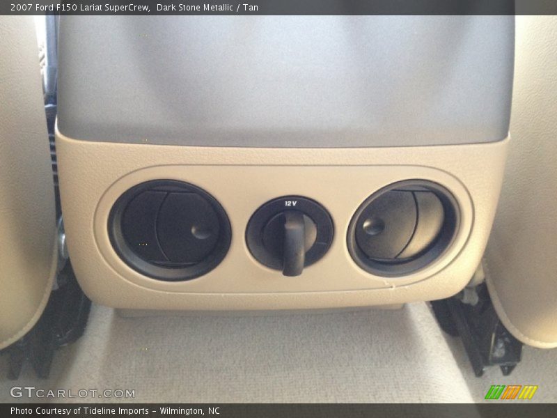 Dark Stone Metallic / Tan 2007 Ford F150 Lariat SuperCrew