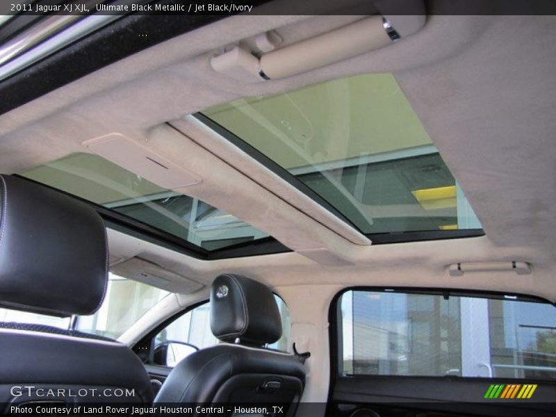 Ultimate Black Metallic / Jet Black/Ivory 2011 Jaguar XJ XJL