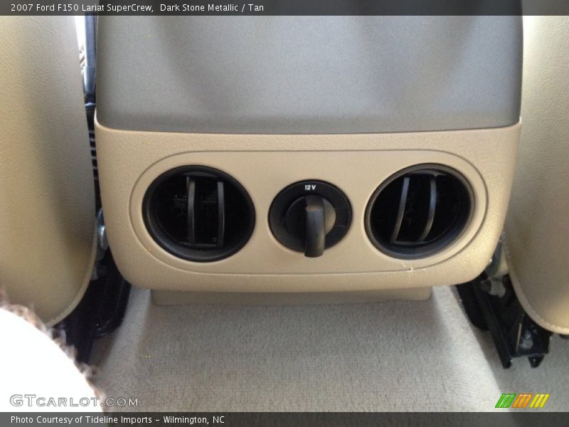 Dark Stone Metallic / Tan 2007 Ford F150 Lariat SuperCrew