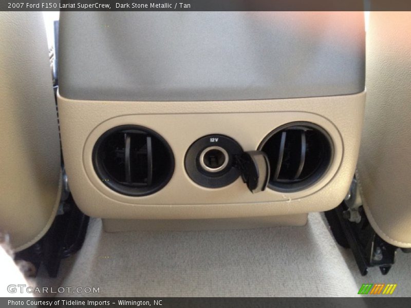 Dark Stone Metallic / Tan 2007 Ford F150 Lariat SuperCrew