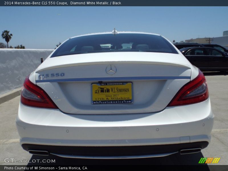 Diamond White Metallic / Black 2014 Mercedes-Benz CLS 550 Coupe