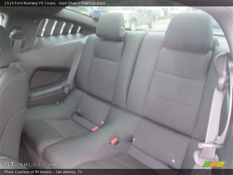 Ingot Silver / Charcoal Black 2014 Ford Mustang V6 Coupe