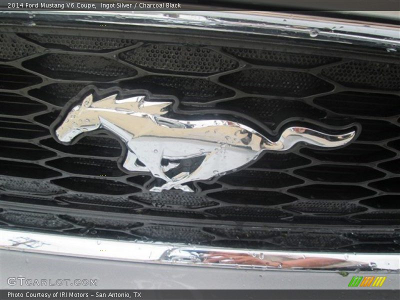 Ingot Silver / Charcoal Black 2014 Ford Mustang V6 Coupe