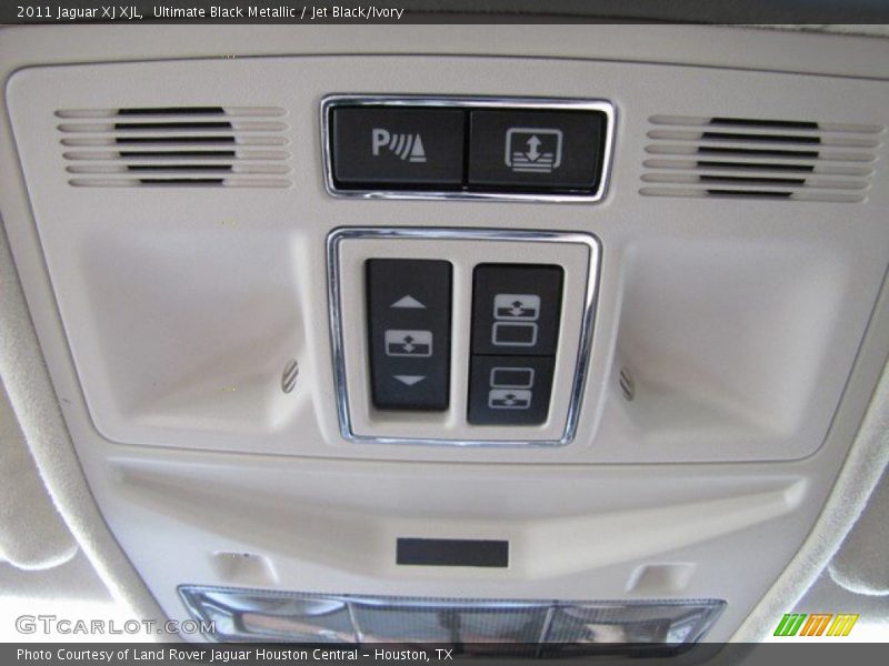 Ultimate Black Metallic / Jet Black/Ivory 2011 Jaguar XJ XJL