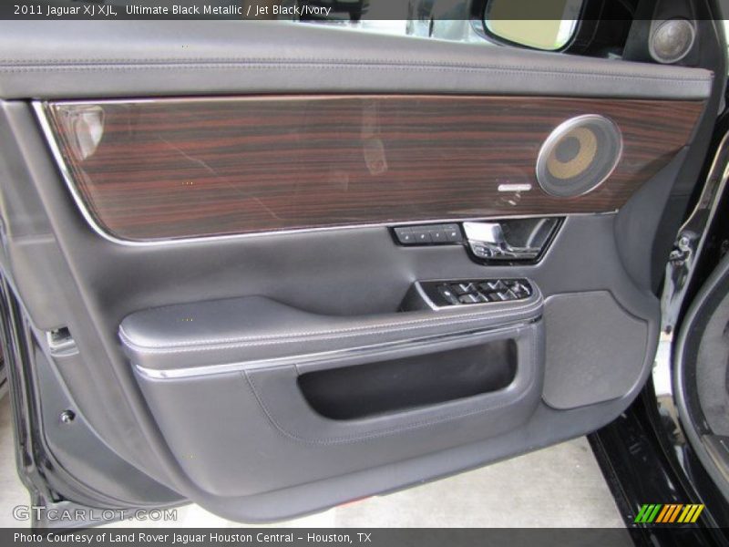 Ultimate Black Metallic / Jet Black/Ivory 2011 Jaguar XJ XJL