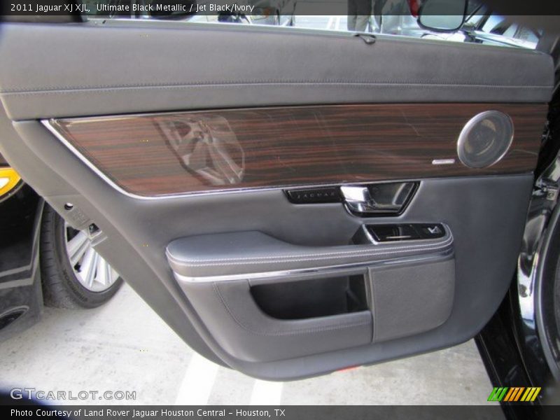 Ultimate Black Metallic / Jet Black/Ivory 2011 Jaguar XJ XJL