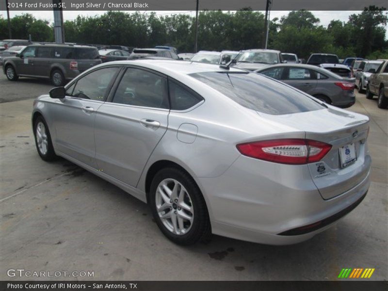 Ingot Silver / Charcoal Black 2014 Ford Fusion SE