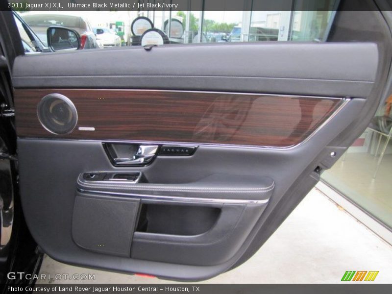 Ultimate Black Metallic / Jet Black/Ivory 2011 Jaguar XJ XJL