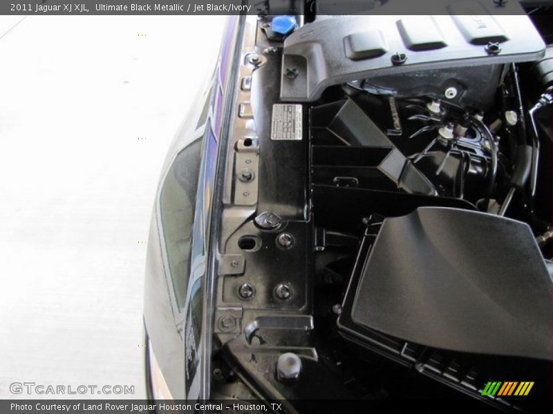 Ultimate Black Metallic / Jet Black/Ivory 2011 Jaguar XJ XJL