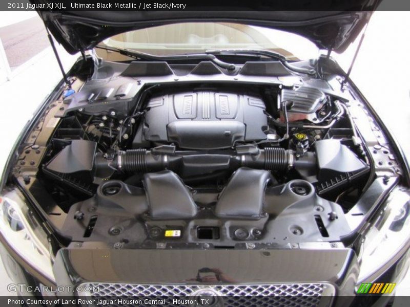 Ultimate Black Metallic / Jet Black/Ivory 2011 Jaguar XJ XJL