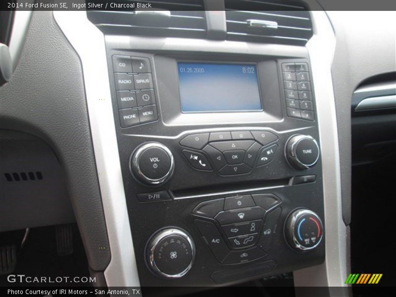 Ingot Silver / Charcoal Black 2014 Ford Fusion SE