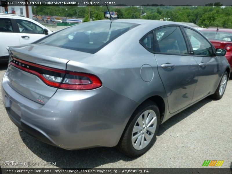 Billet Silver Metallic / Black/Light Tungsten 2014 Dodge Dart SXT
