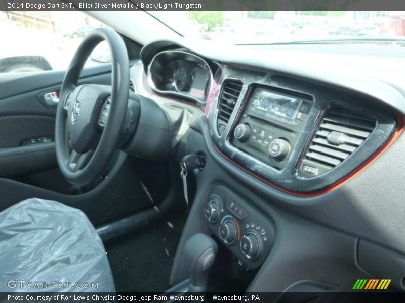 Billet Silver Metallic / Black/Light Tungsten 2014 Dodge Dart SXT