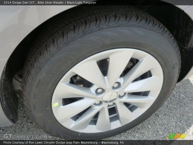 Billet Silver Metallic / Black/Light Tungsten 2014 Dodge Dart SXT