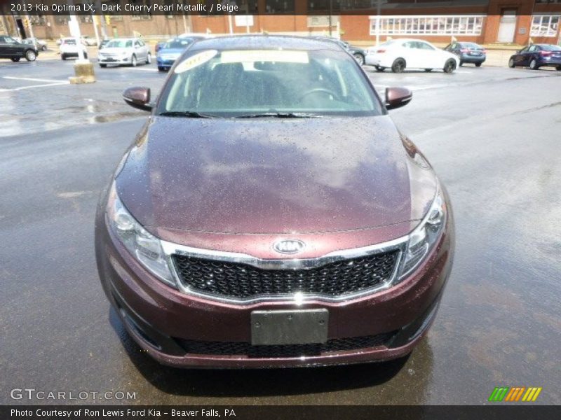 Dark Cherry Pearl Metallic / Beige 2013 Kia Optima LX