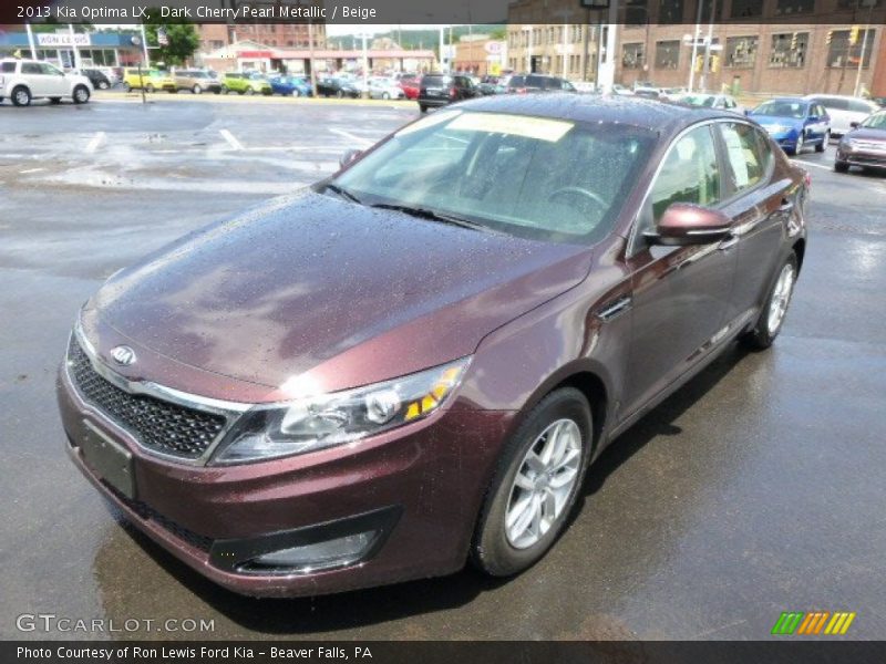 Dark Cherry Pearl Metallic / Beige 2013 Kia Optima LX