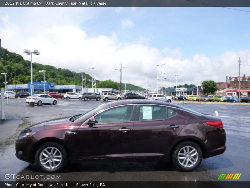 Dark Cherry Pearl Metallic / Beige 2013 Kia Optima LX