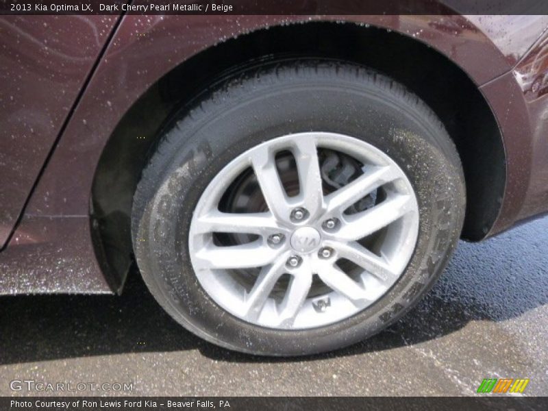 Dark Cherry Pearl Metallic / Beige 2013 Kia Optima LX