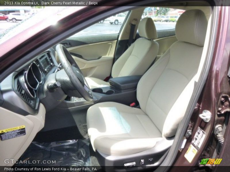 Dark Cherry Pearl Metallic / Beige 2013 Kia Optima LX