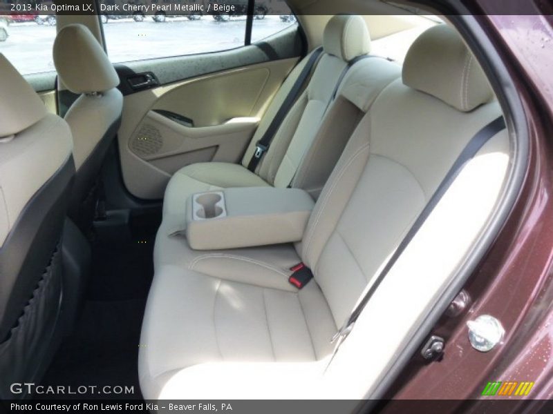 Dark Cherry Pearl Metallic / Beige 2013 Kia Optima LX