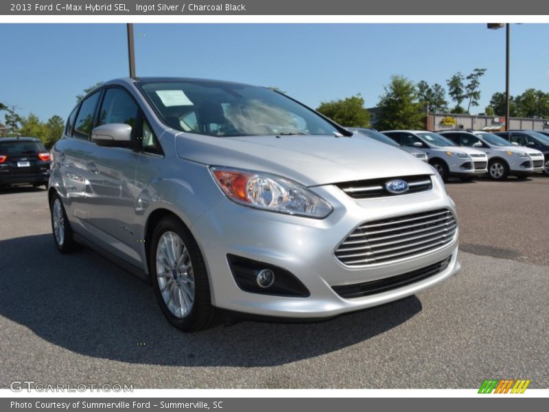 Ingot Silver / Charcoal Black 2013 Ford C-Max Hybrid SEL