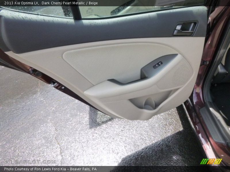 Dark Cherry Pearl Metallic / Beige 2013 Kia Optima LX