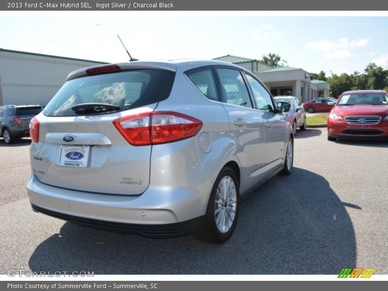 Ingot Silver / Charcoal Black 2013 Ford C-Max Hybrid SEL
