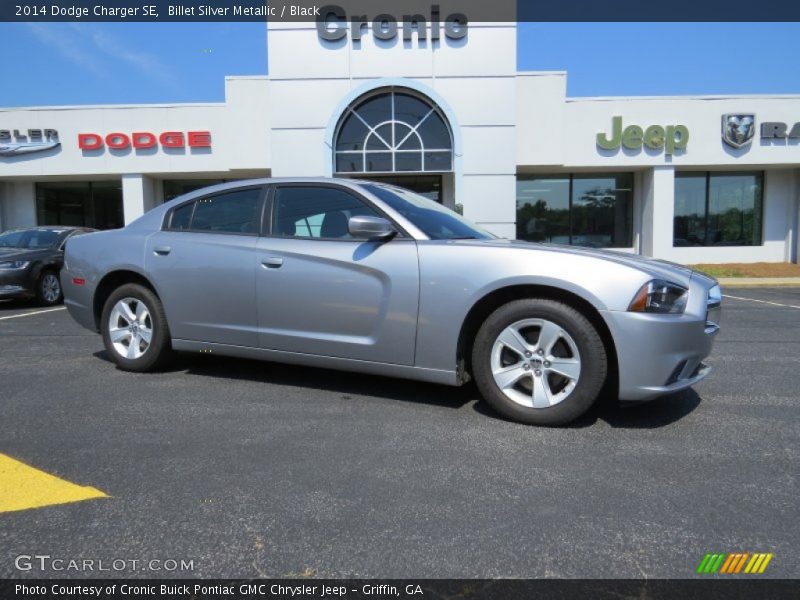 Billet Silver Metallic / Black 2014 Dodge Charger SE